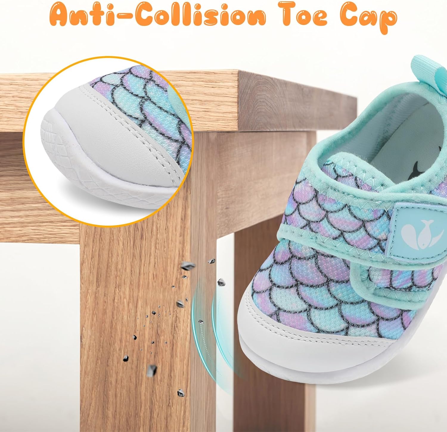 FEETCITY Baby First Walking Shoes Boys Girls Infant Sneakers Crib Shoes Breathable Lightweight Slip On Shoes - Image 3