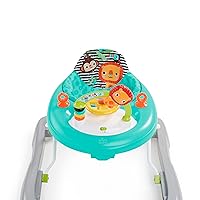 Vista 85 de Bright Starts Giggling Safari Walker with Easy Fold Frame for Storage, Ages 6 Months +