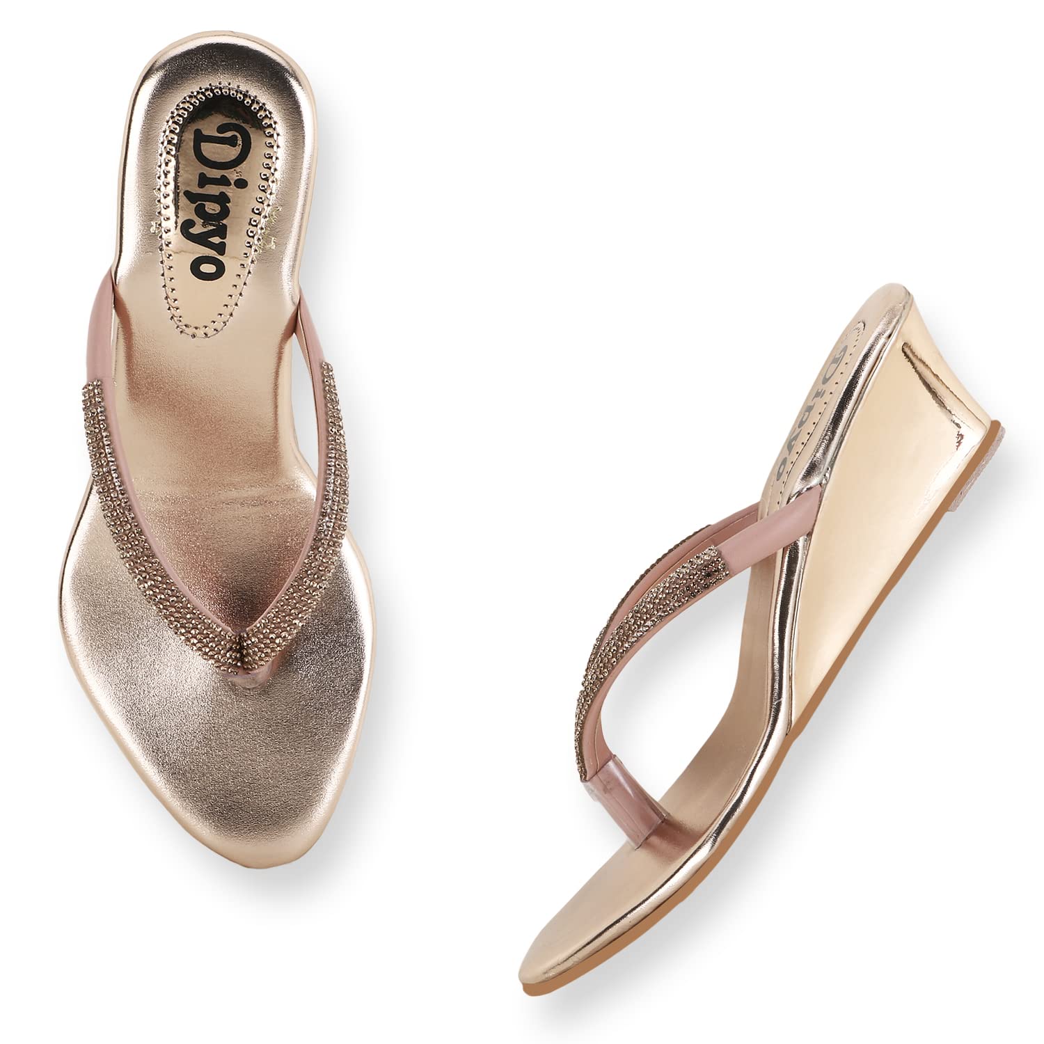 See full amazon price history chart for DIPYO Wedding Stone Wedges Heels Sandals For Women & Girls | Embroidered Heels | (Peach, 36) DIPYO Wedding Stone Wedges Heels Sandals For Women & Girls | Embroidered Heels | (Peach, 36) (B0BWMPX6RD) Amazon Price History, Amazon Price Tracker