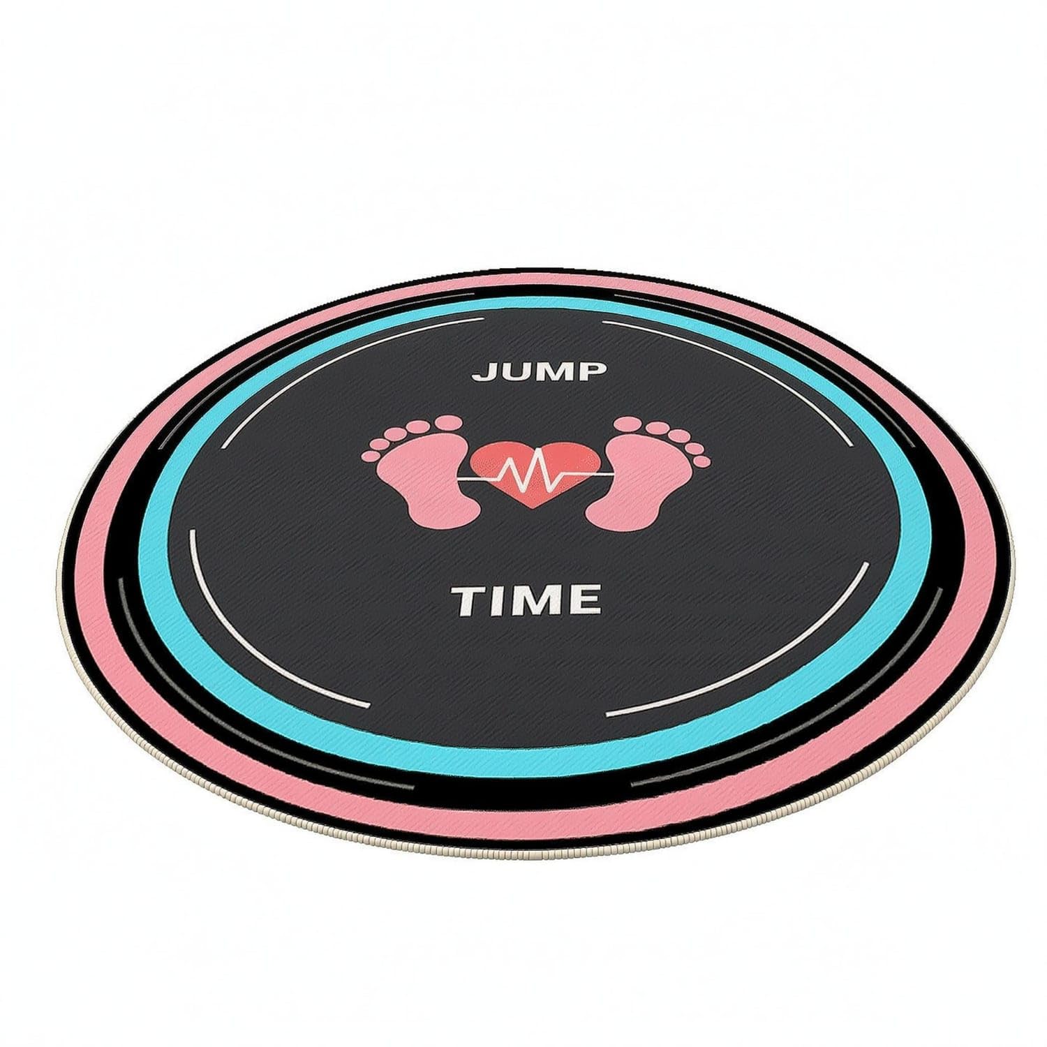 Non-Slip Jump Rope Mat Cushioned Fitness 80cm Dream Tech | Surface Grip Stability Comfort Noise Control 80cm Dream Tech-image-28