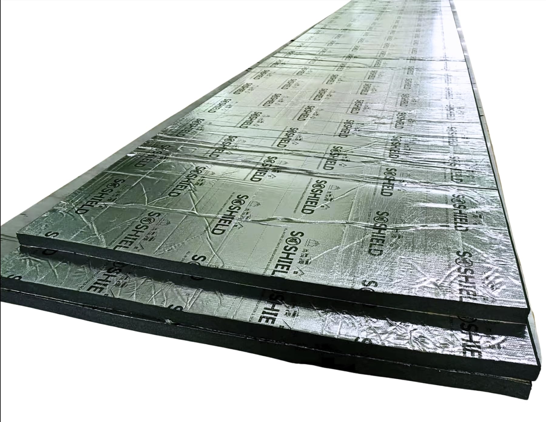 20mm SOSHIELD Marine Engine Compartment Insulation & Sound Deadening Mat 1m x 1m High Performance Acoustic & Thermal Protection for Boats, Yachts & Marine Vessels