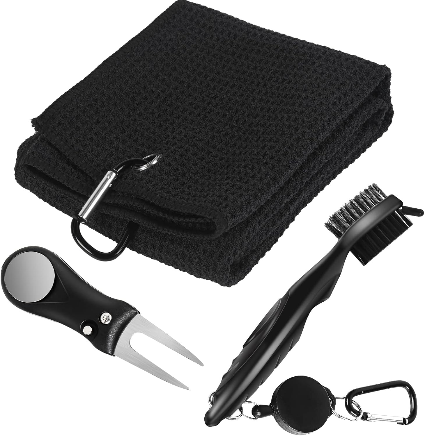 Gnkrwo Golf Accessories Set Golf Towel Golf Club Brush