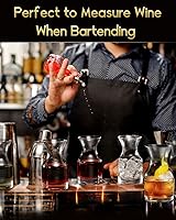 Vista 4 de NUTRIUPS Mini jarra de vino individual de 85 onzas juego de jarra de vino de vidrio de una sola porción mini decantadores de jarra de cristal