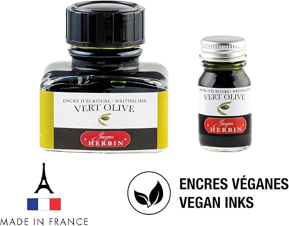 JHerbin Bottle Fountain Pen Ink 30 ml Vert Oliv