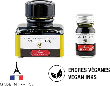JHerbin Bottle Fountain Pen Ink 30 ml Vert Oliv