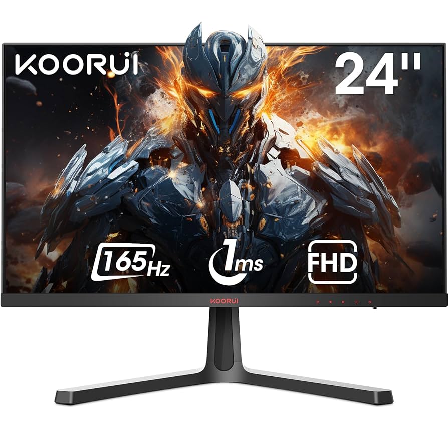 KOORUI モニター24E4 KOORUI 24 Inch Computer Monitor -FHD 1080P Gaming Monitor
