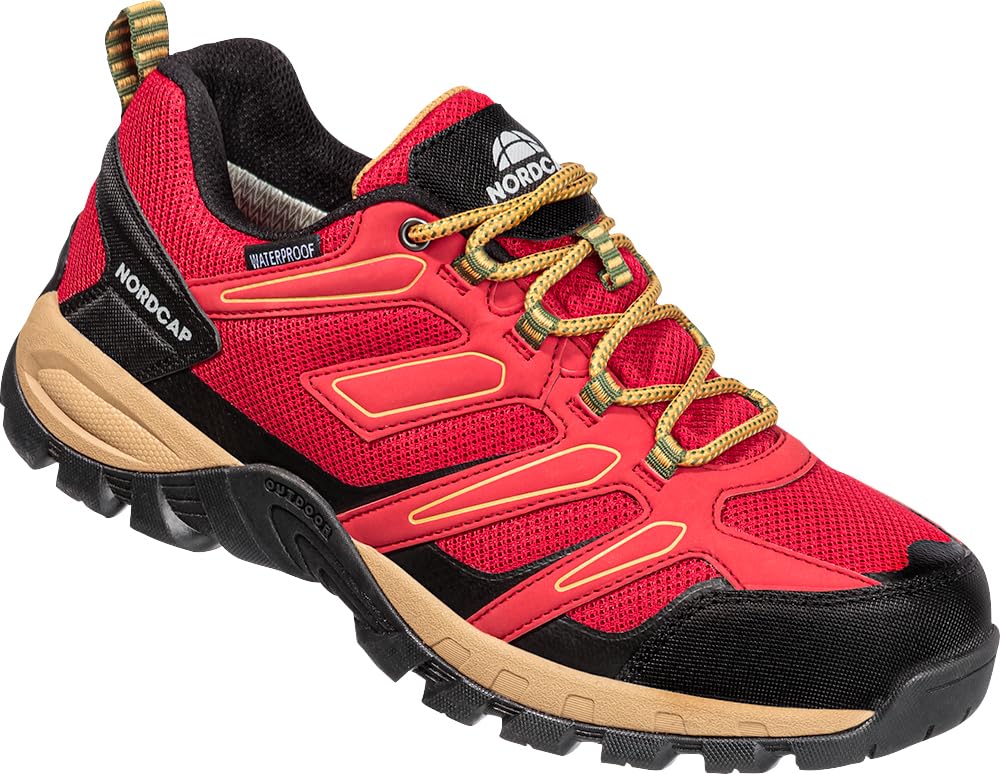 NORDCAP wasserdichte Trekkingschuhe für Damen und Herren, robuste Sportschuhe mit griffiger Profilsohle, Outdoor Sneaker – leicht & vielseitig, Gr. 37-46
