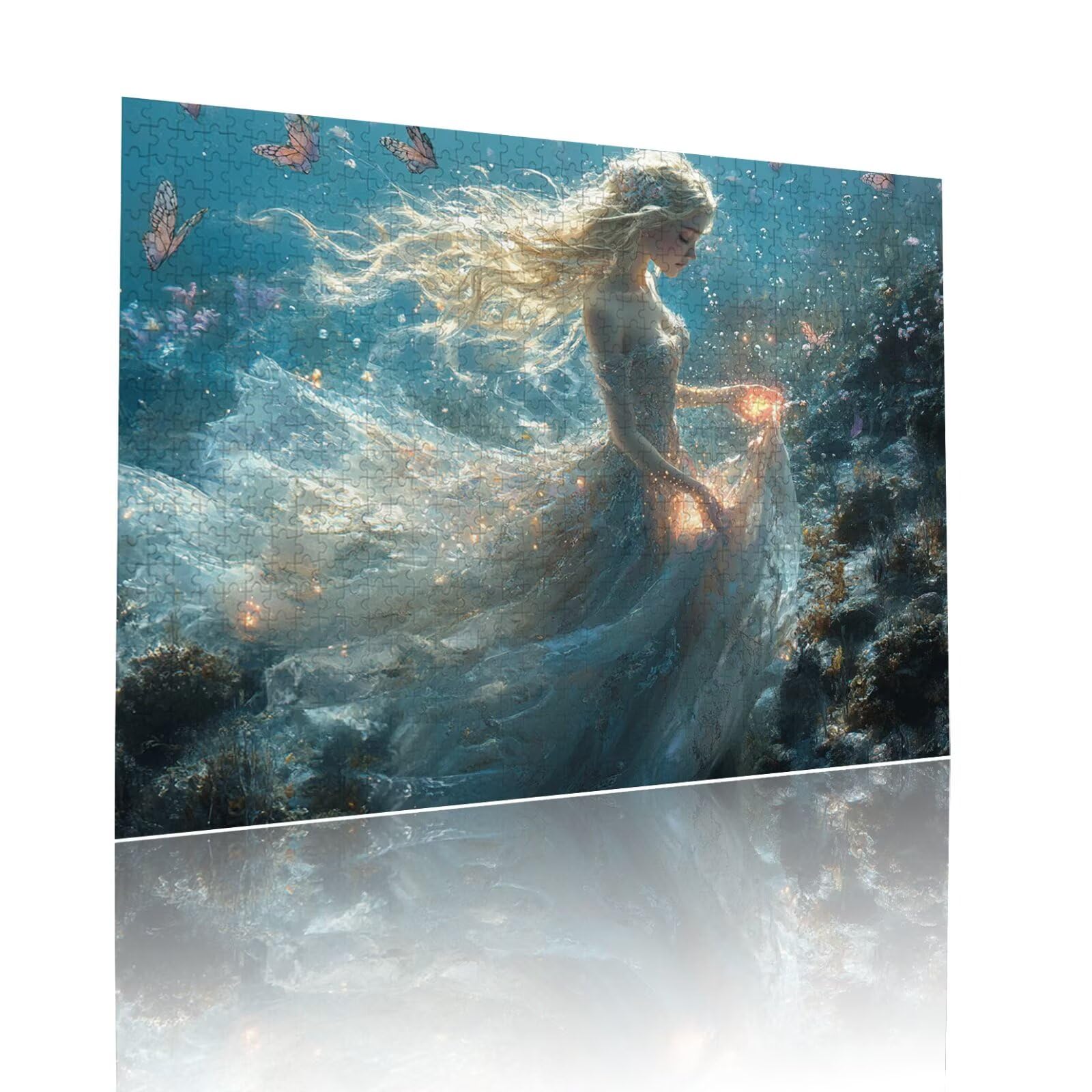 Puzzle Erwachsene 3000 Teile Frau Traum Educa Jigsaw für Kinder ab 8 Jahren Mädchen Jungen, Erwachsene Impossible Klassische Puzzles Schwer, Anspruchsvoll Spielspaß, Als Geschenke 81x122cm t-832