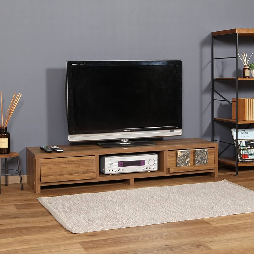 Amazon｜不二貿易 テレビ台 ローボード 49型 幅150cm ライト