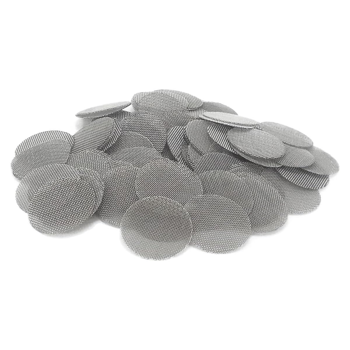Filtro per Tubi 12,7 mm Maglia Intrecciata Garza Argentata 210 Pezzi con Scatola