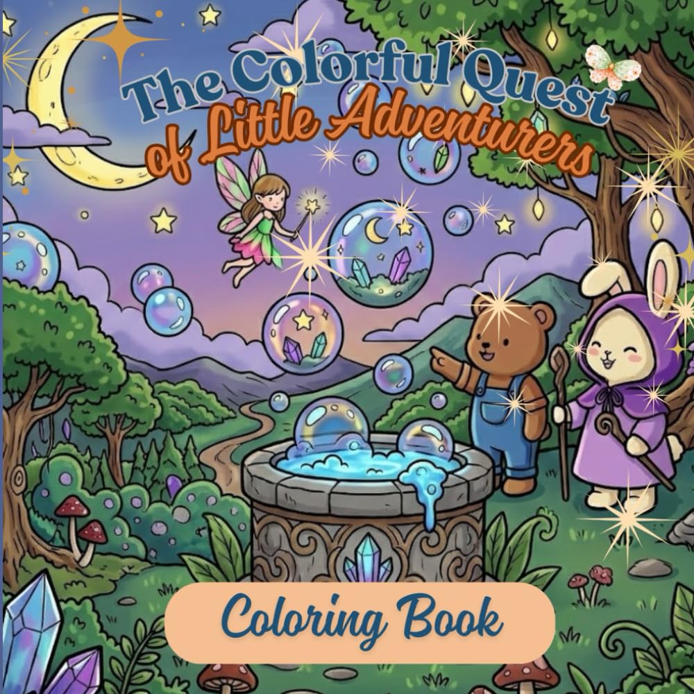 The Colorful Quest of Little Adventurers: Coloring Book