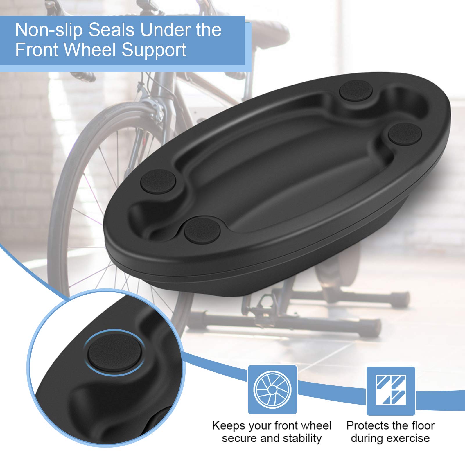 Support D'Entraînement Pour Vélo,VEVOR Entraîneur De Vélo Fluide Stationnaire Pour Roues De 66-74 Cm,Moteur à Volant D'Inertie à Réduction De Bruit, | Leroy Merlin