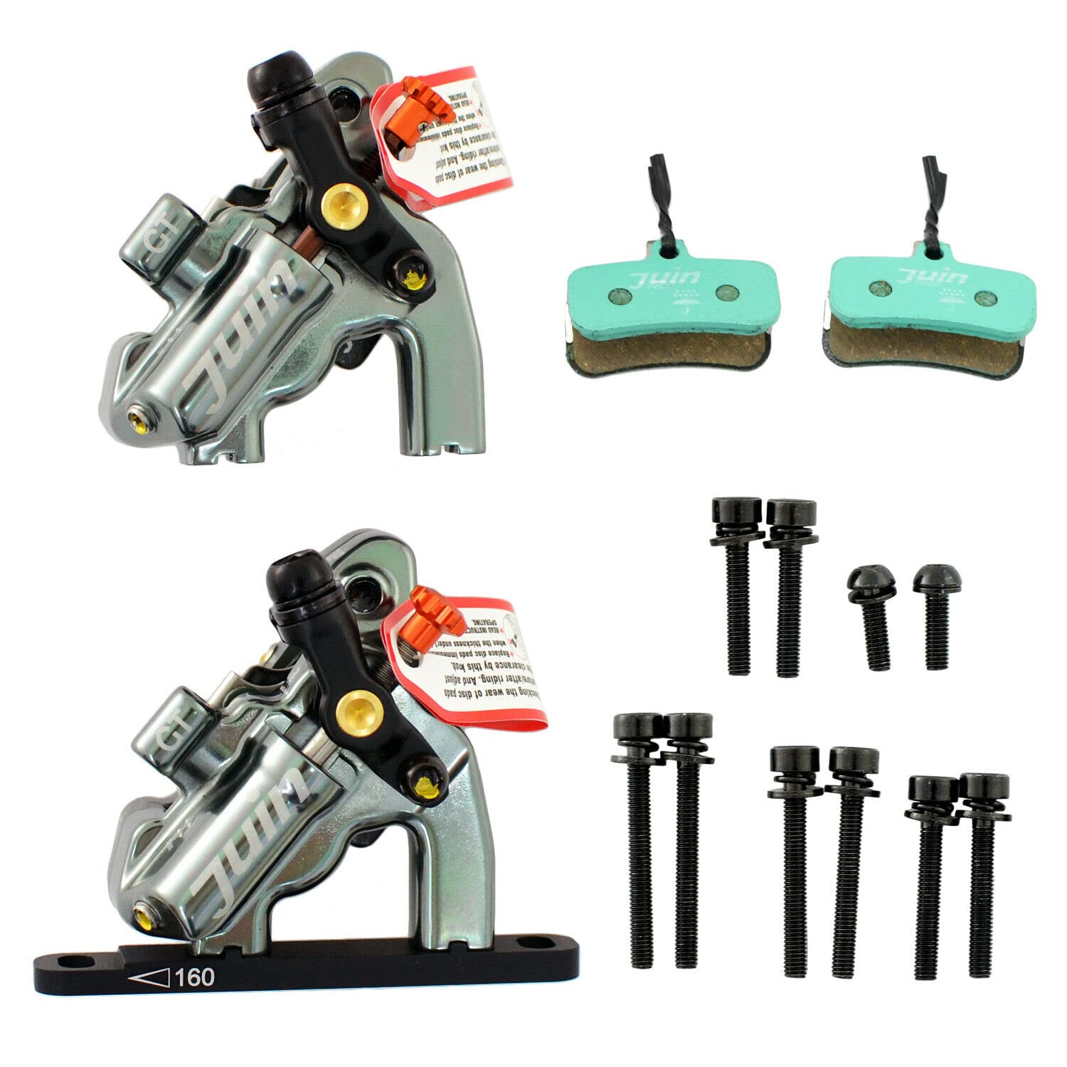 Amazon | JUIN TECH GT-F 4 Pistons FlatMount Road CX Hydraulic Disc