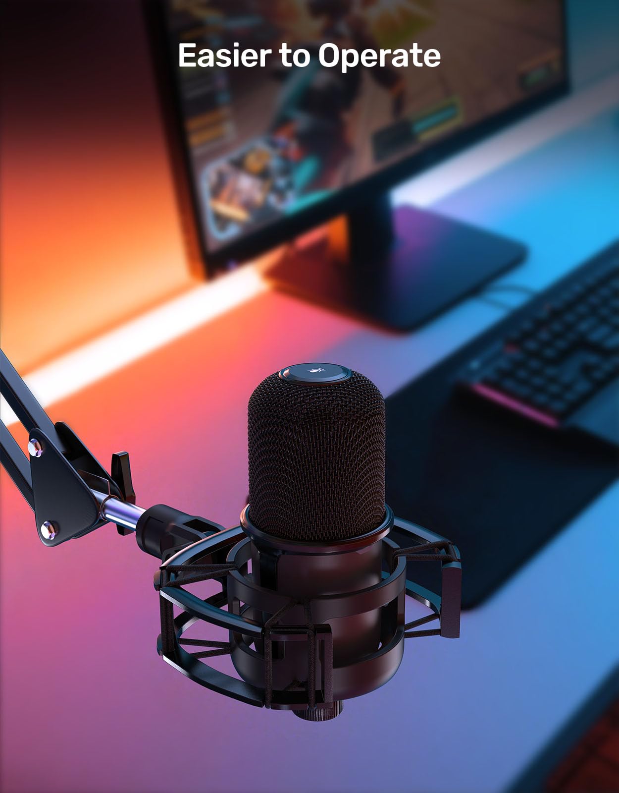 HyperX SoloCast, マイクスタンド, ポップガード セット 音声サンプル付】HyperX SoloCast のポップノイズ対策にチャレンジ