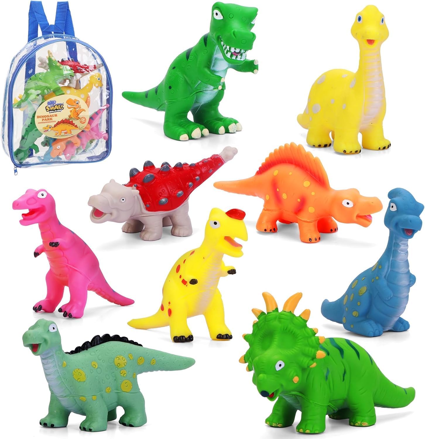 Color Changing Dinosaur Bath Toys: No Hole Mold Free Bath Toys for Kids Ages 3-5 & 4-8 | Magic Water Activated Bathtub Dino Play Set for Toddler Boys Girls