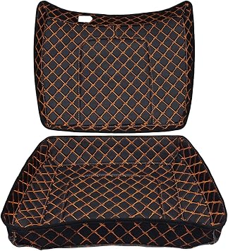 Razor Tour Pack Liners Custom Stitch, Noise Reduction, Fit for Harley Tour Pack Street Glide/Road Glide 2014-2026 Orange Thread Stitching