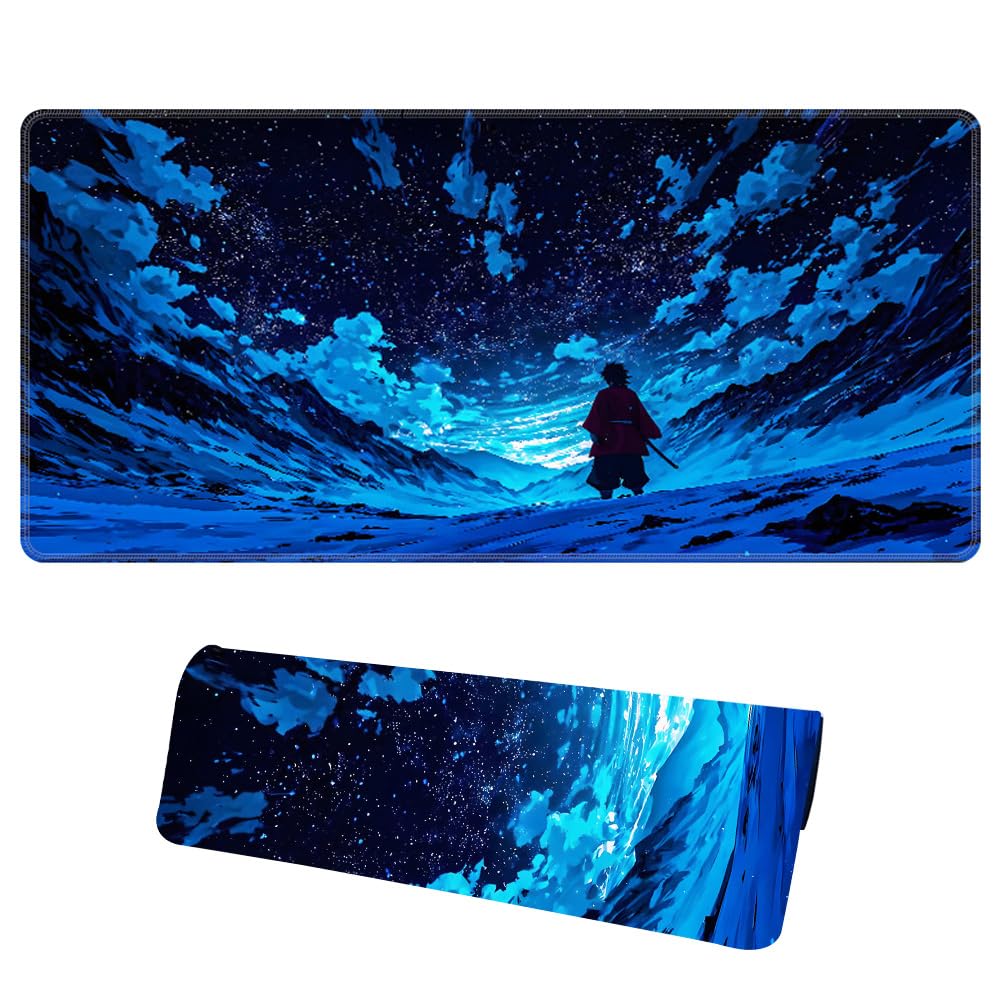 Alfombrilla Anime Alfombrilla de Ratón Gaming Alfombrilla Escritorio Anime Mousepad Jugadores EscritorioOficina Antideslizante