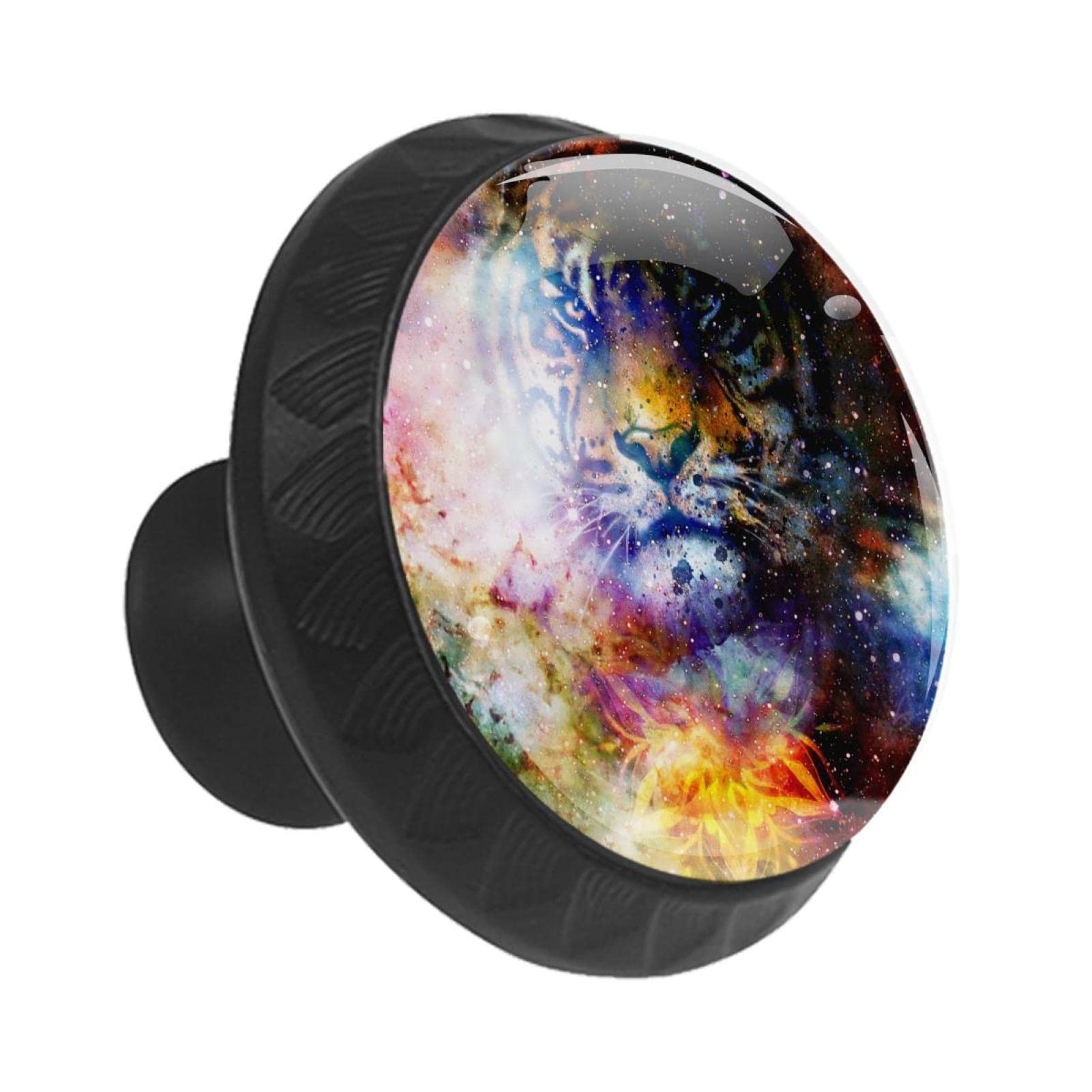 Boutons de tiroir nébuleuse et tigre pour relooker une commode de chambre ou un meuble salon