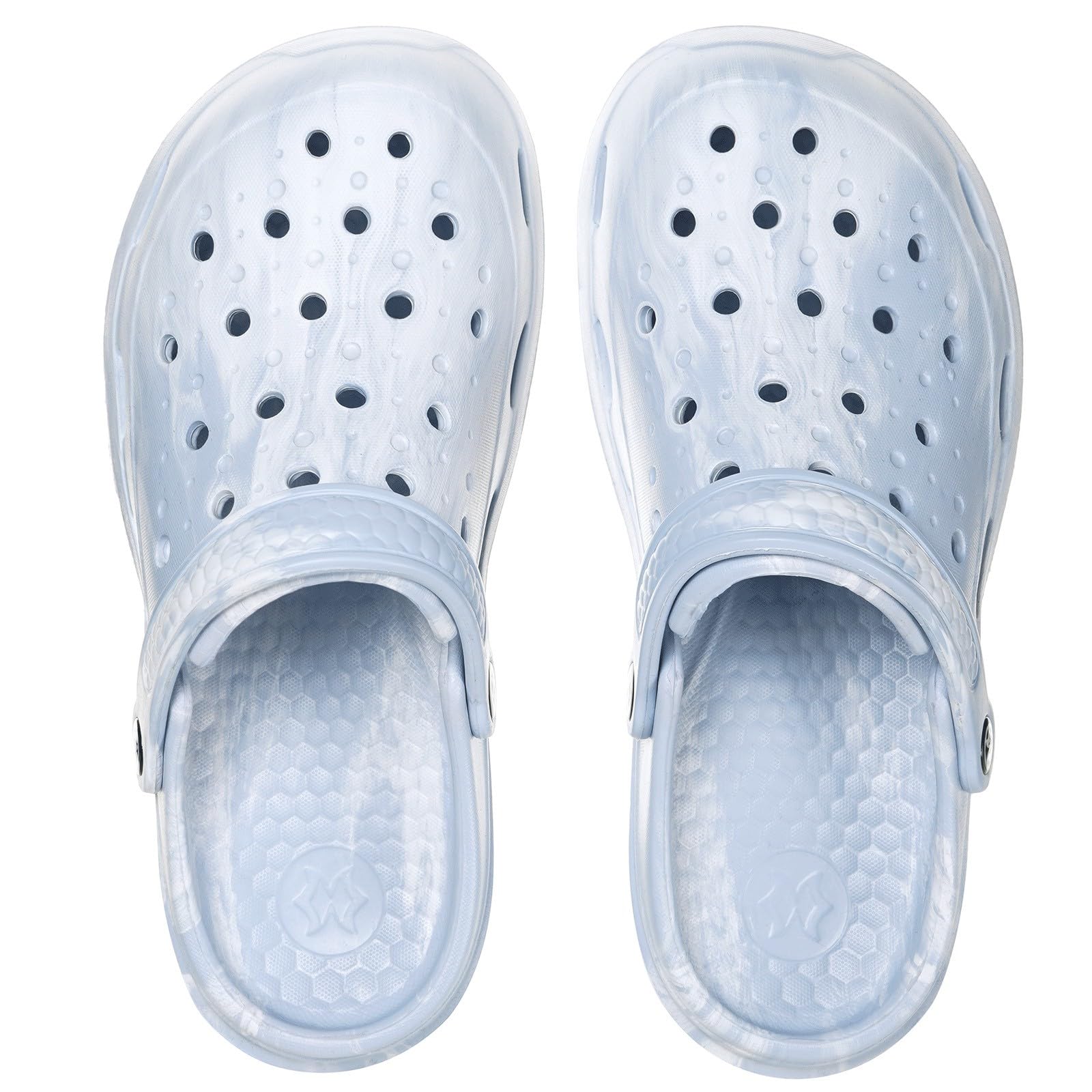 Zuecos Hombres Mujer Zapatillas de Playa Sandalias Piscina Verano Zapatos de Jardín Respirable Cómodos Pantuflas de Interior Exterior