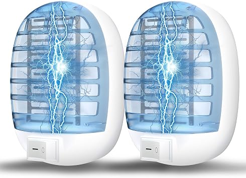Insect Traps for Home Mosquito Killer for Kids & Pets, Bedroom, Baby Room, Office 2 Packs-1027