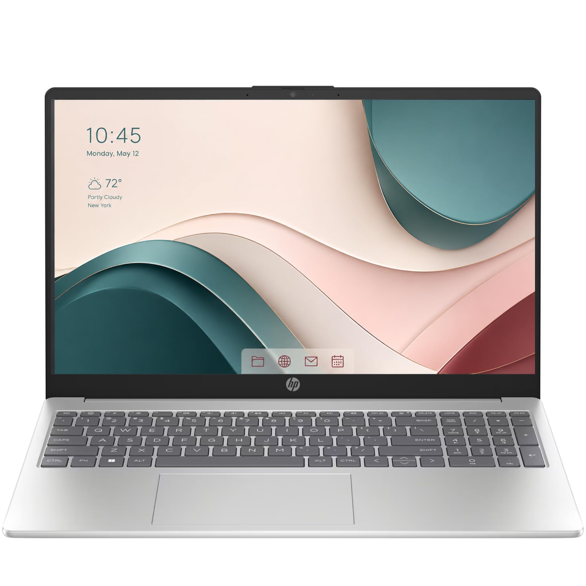 HP Ultrabook Laptop with Sleek Design, 8GB RAM, Microsoft 365 1-Year, Intel 4-Core, Micro-Edge Display, Flash-Based Storage, Fast Charge, Windows 11 Home, Wi-Fi 6, no Mouse