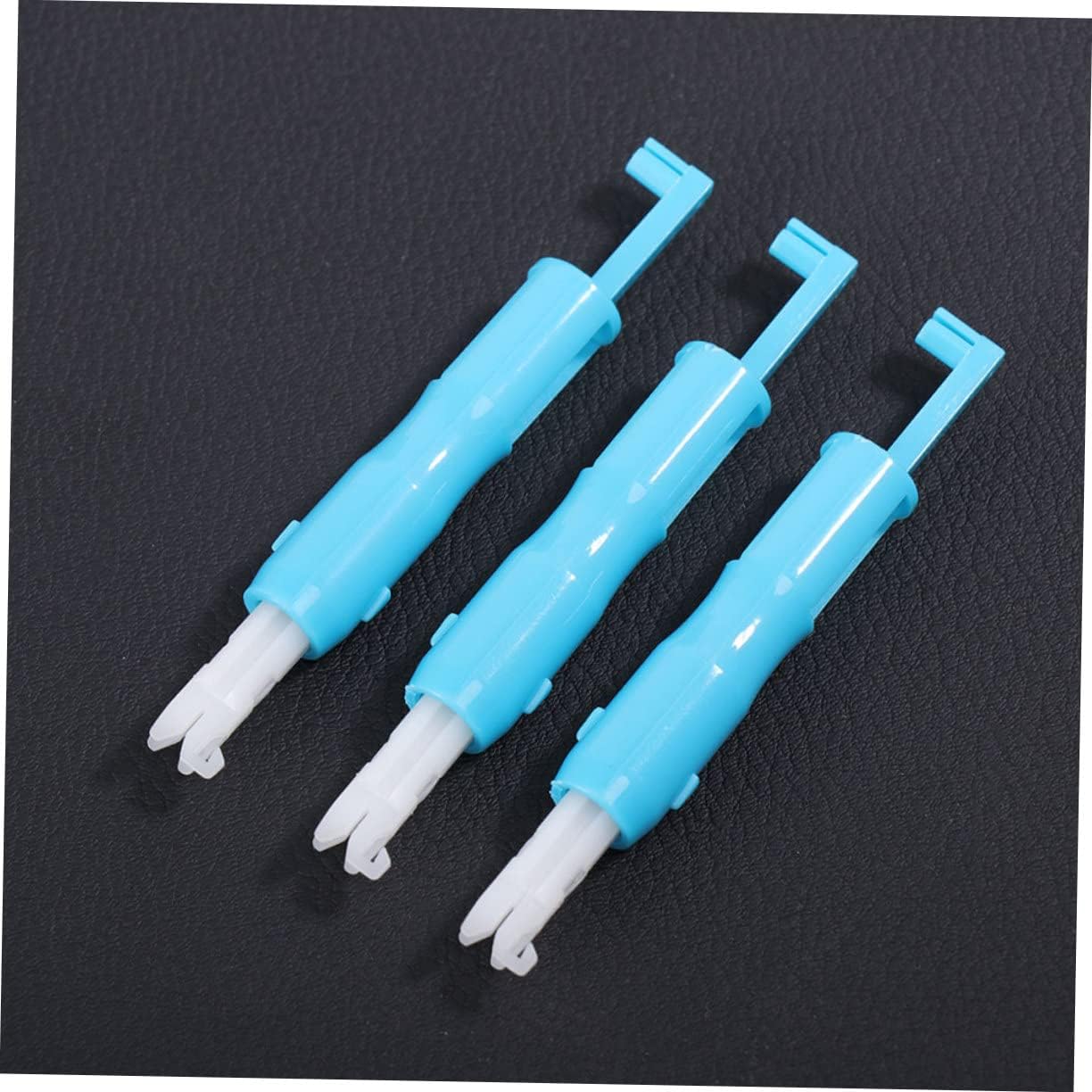 NUOBESTY 5pcs Automatic Needle Threaders for Sewing Machine Convenient Needle Inserter Tool for Home Sewing Projects