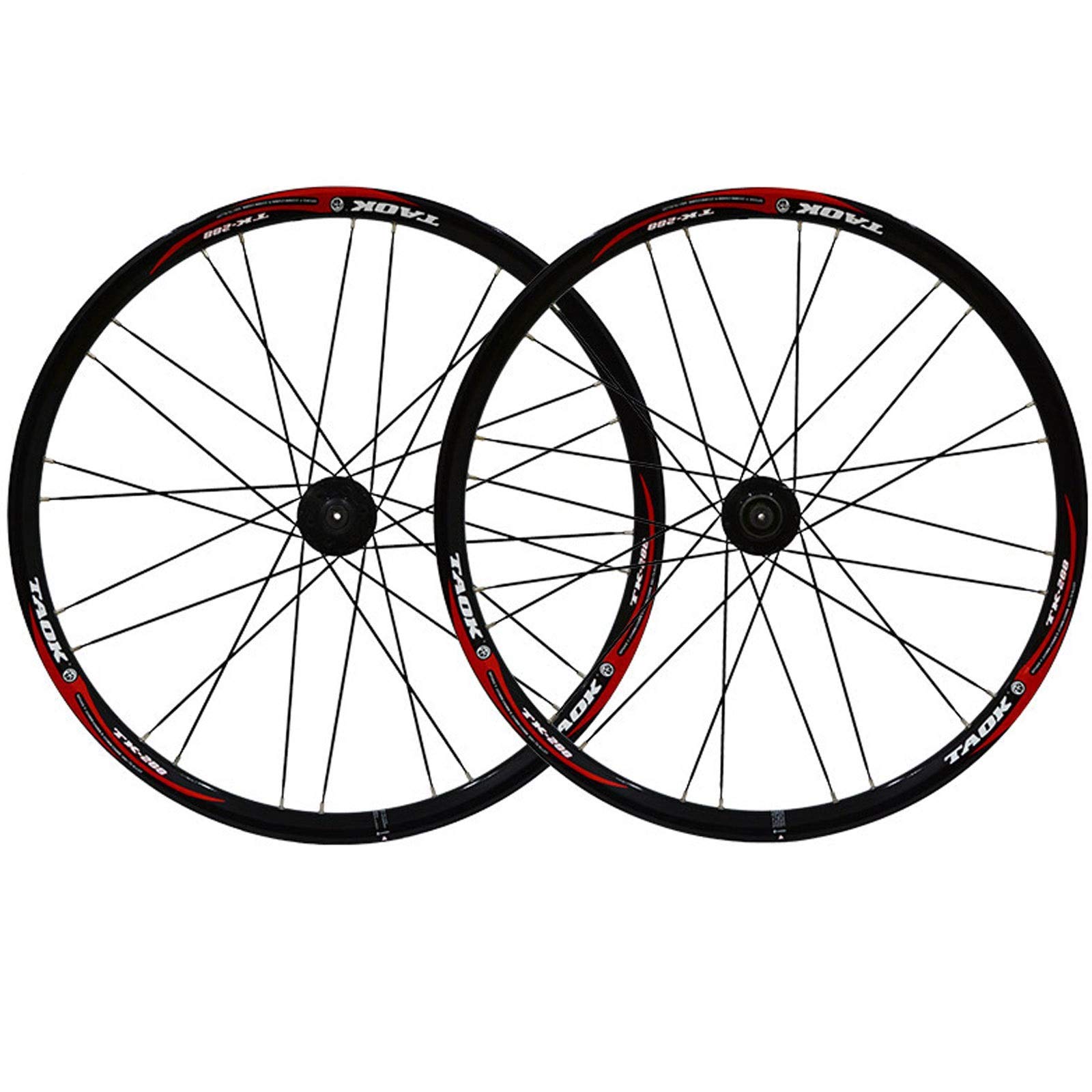 Fahrradradsatz 26-Zoll-Mountain Wheel-Set Fahrrad vorne hinten Doppelschichtlegierung Felgenscheibe Bremsnabe Schnellspanner Für 7/8/9 Geschwindigkeit
