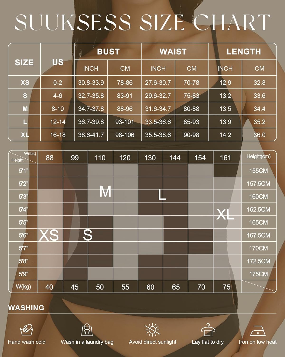 SUUKSESS Women Double Lined Basic Tank Top Summer Padded Going Out Tops Sleeveless Camisole Shirts - Image 6