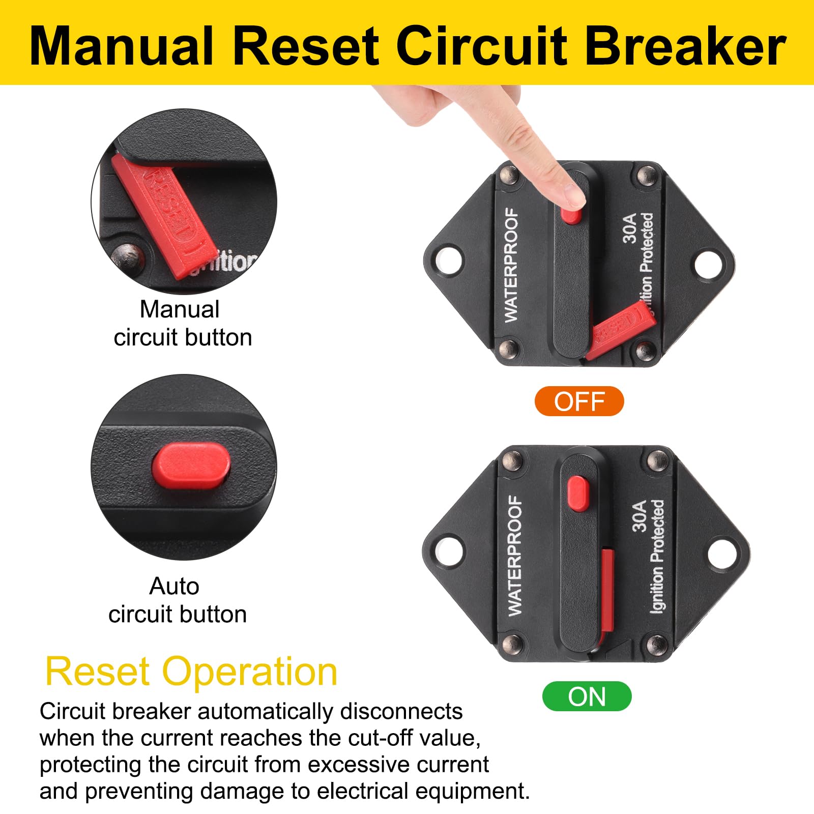 DMiotech 30A Circuit Breaker - Image 4