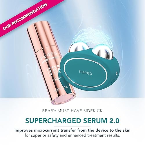 Miniatura 4 de FOREO BEAR 2 Dispositivo facial avanzado de microcorriente para levantar y tonificar - Herramienta antienvejecimiento para estiramiento facial