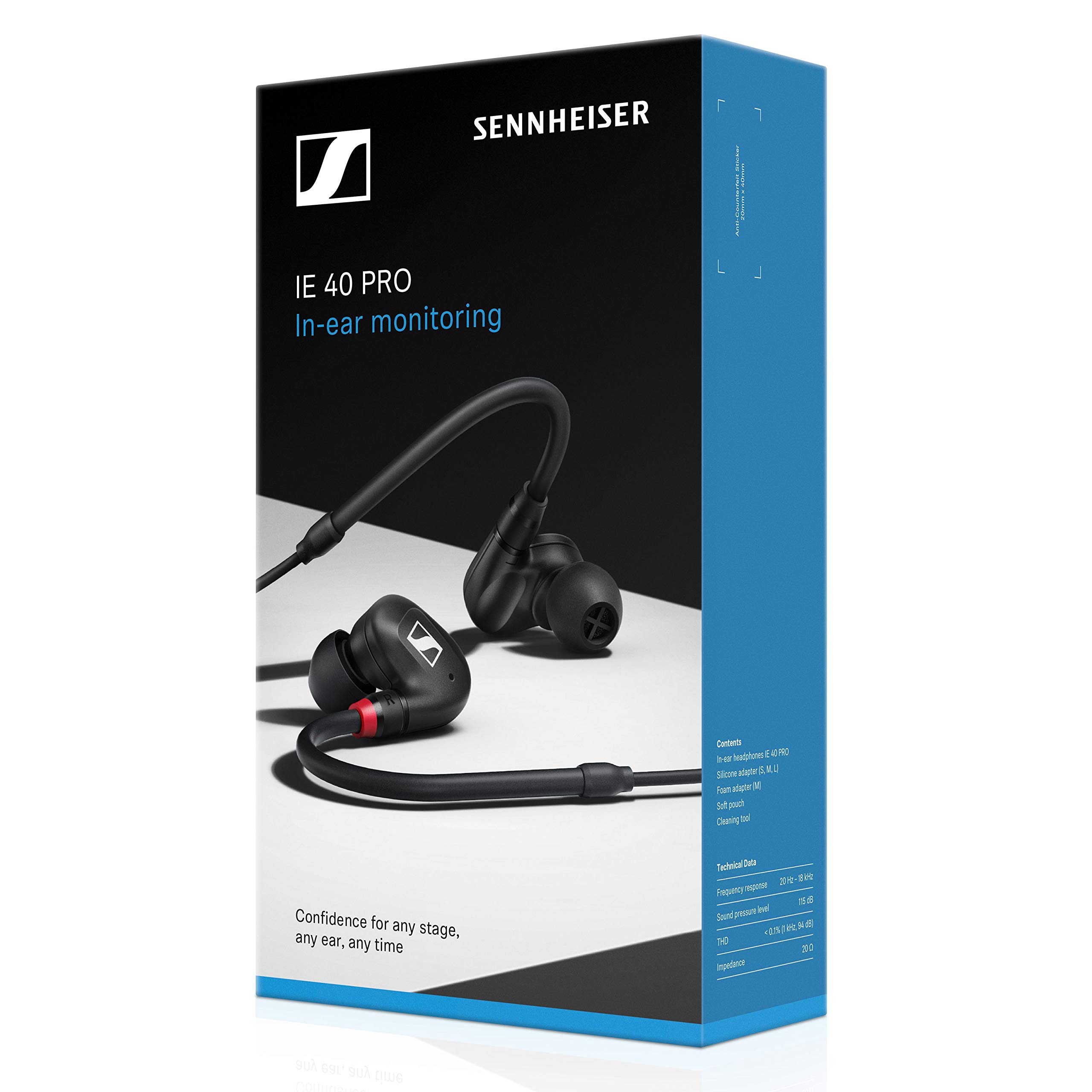 イヤホン Sennheiser IE 40 PRO Black ゼンハイザー IE 40 PRO [BLACK] 価格比較 - 価格.com