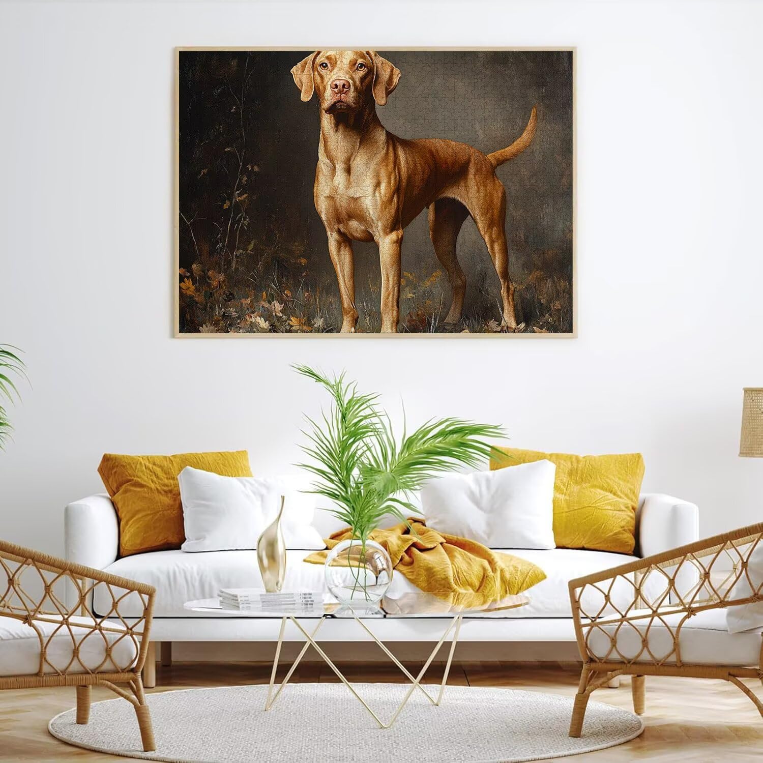 Puzzle 3000 Pezzi astratto Puzzle Legno cane, n-28