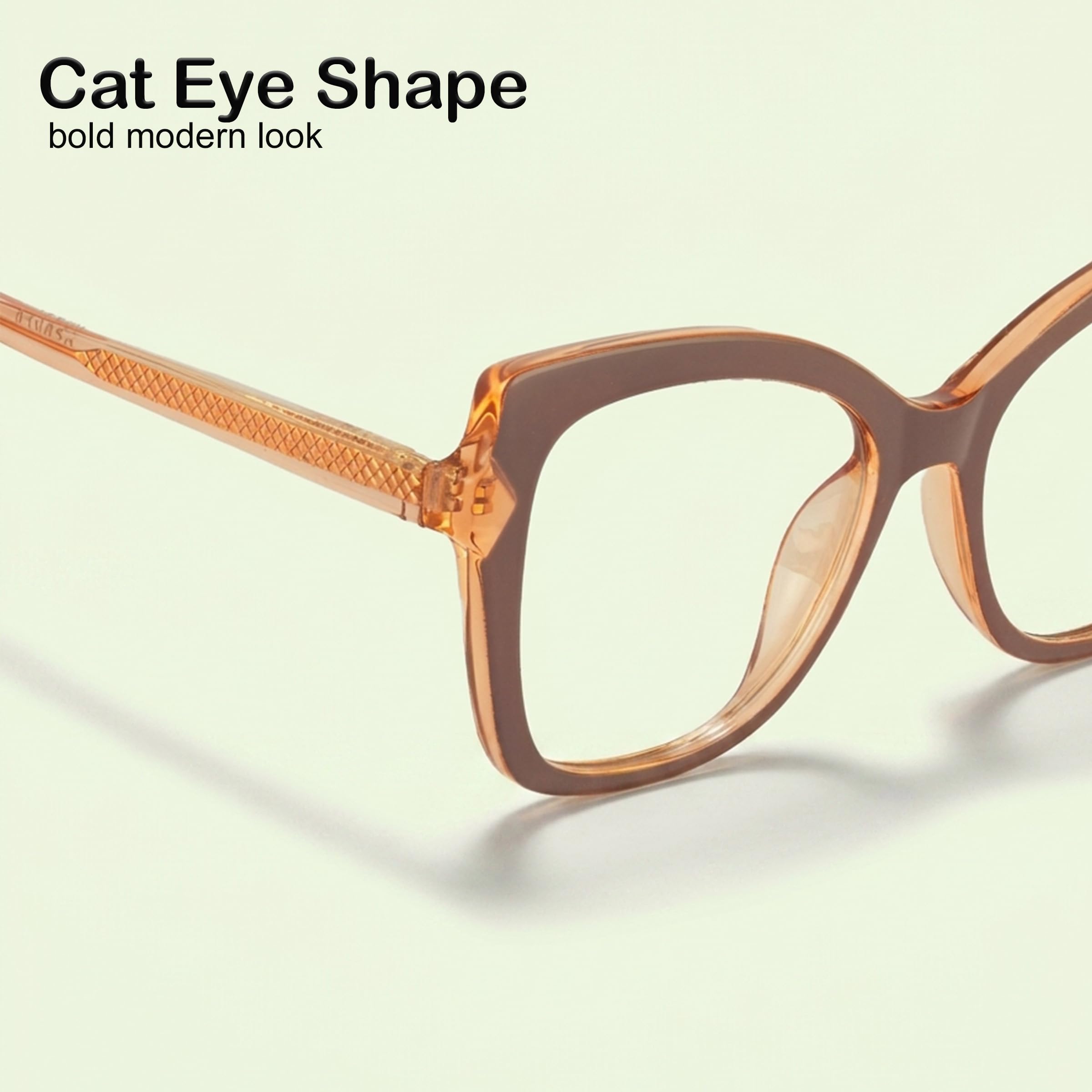 PERKEY Occhiali da vista per computer da donna con blocco della luce blu Cat Eye