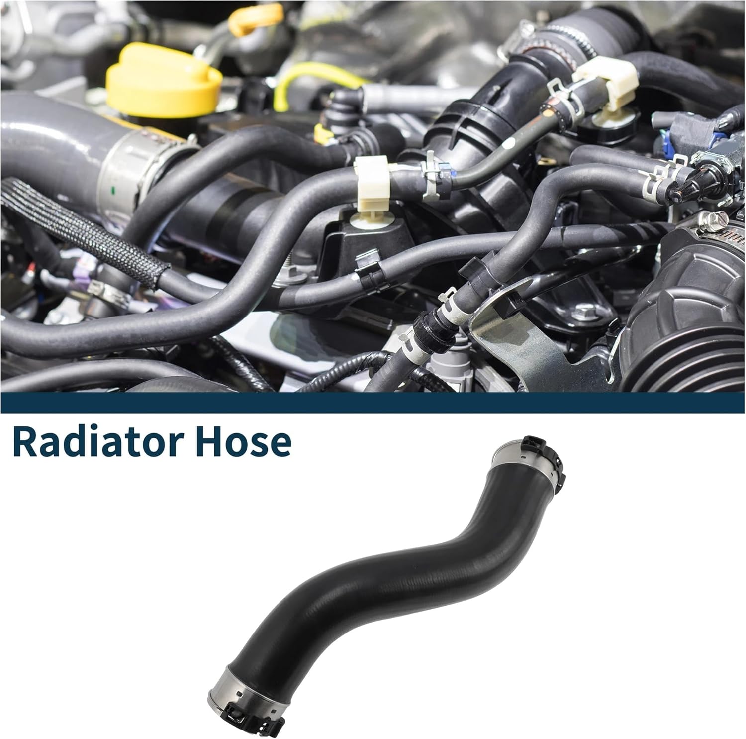 Radiator Hose Heater Hose Compatible with BMW 1 Series F20 F21 2015-2019 No.13717638455 Rubber Turbocharger Intercooler Pipe