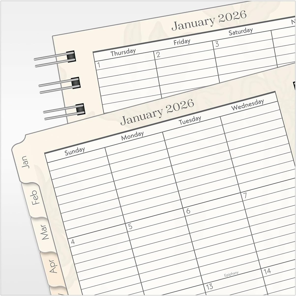 FranklinCovey - Serenity Planner Refill | Weekly Wire-Bound (Classic, Jan 2026 - Dec 2026)