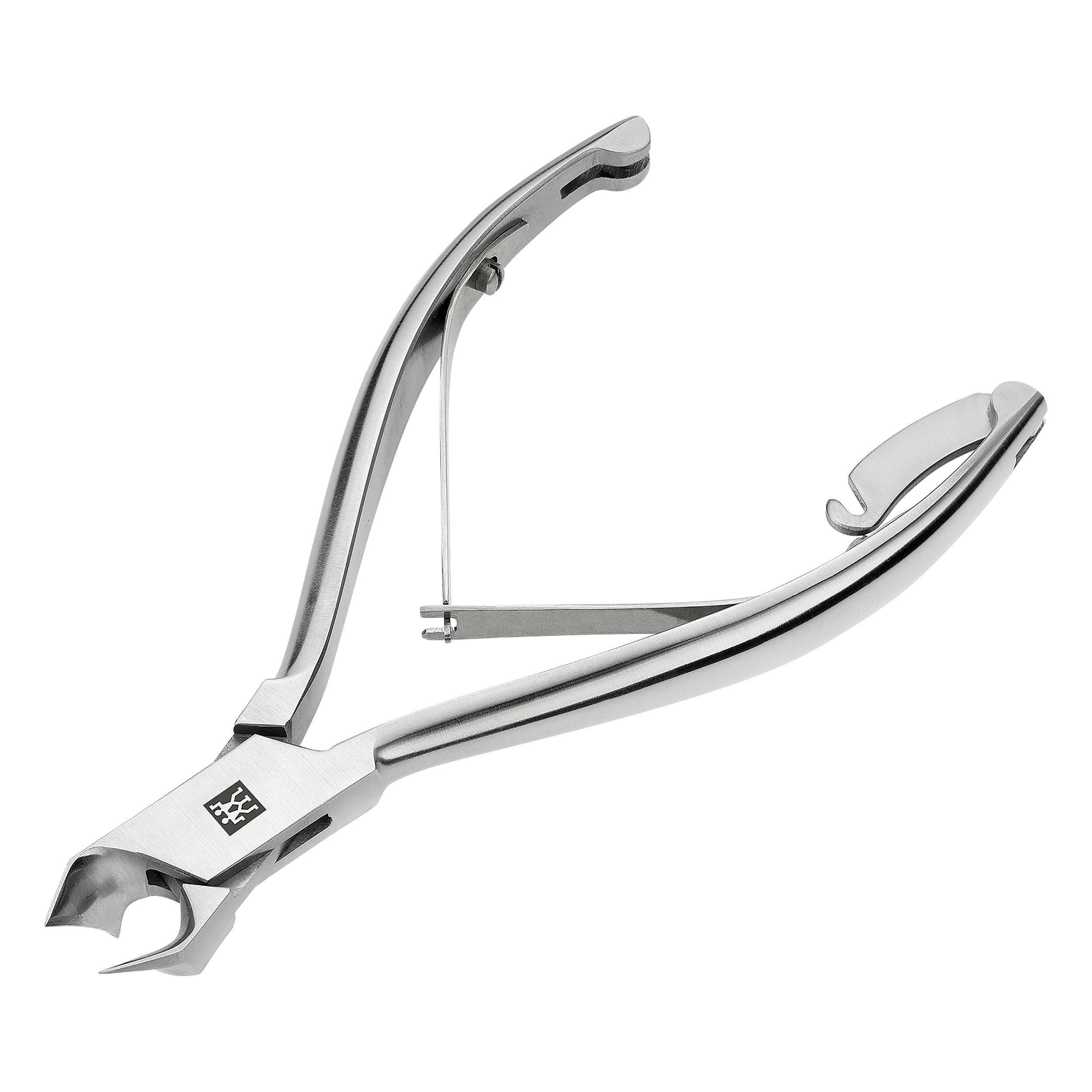 ZWILLING Nagelzange Kopfschneider (für feste Nägel und Nagelecken, ergonomische Griffe, besonders scharfe Schneiden), Premium, Silber