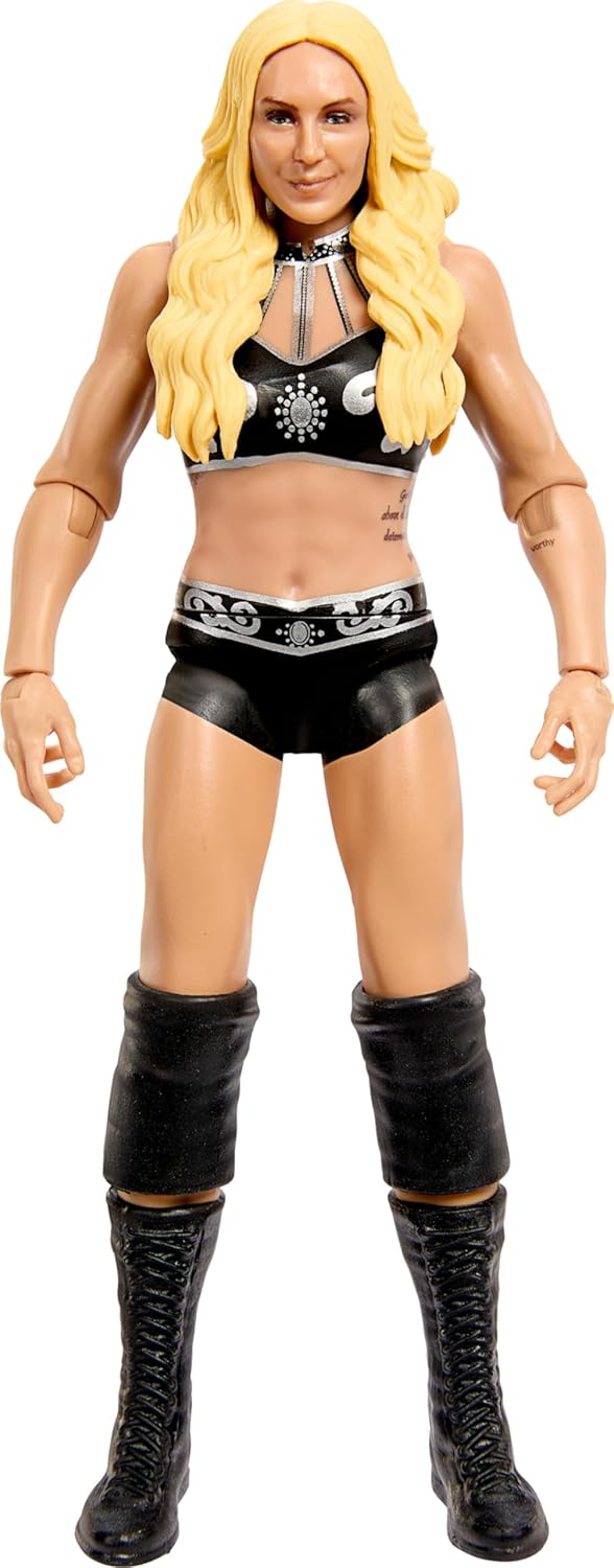Mattel WWE Action Figure, Series #142 Charlotte Flair 6-inch Collectible with 10 Articulation Points & Life-Like Look