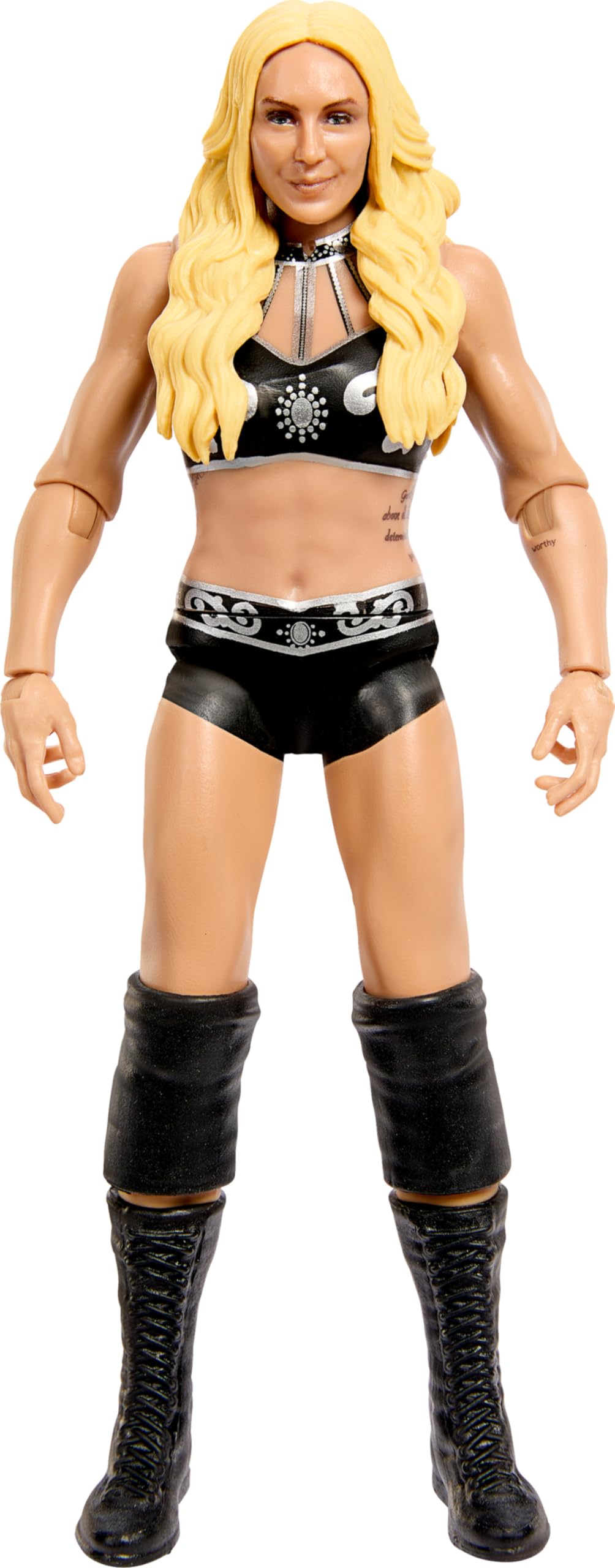 Action Figure Mattel WWE Charlotte Flair 15 Cm – Con Tecnologia TrueFX, 10 Punti Di Articolazione, Giocattolo Da Collezione Per Bambini 6+