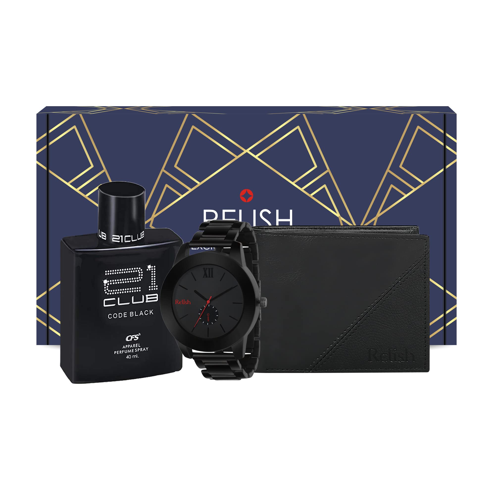 Relish Rubber Black Dial Analog Watch, Pu Wallet With Perfume For Men Combo Pack | Valentine Gift Husband, Boyfriend (B09GP78MYW) Amazon Price History, Amazon Price Tracker