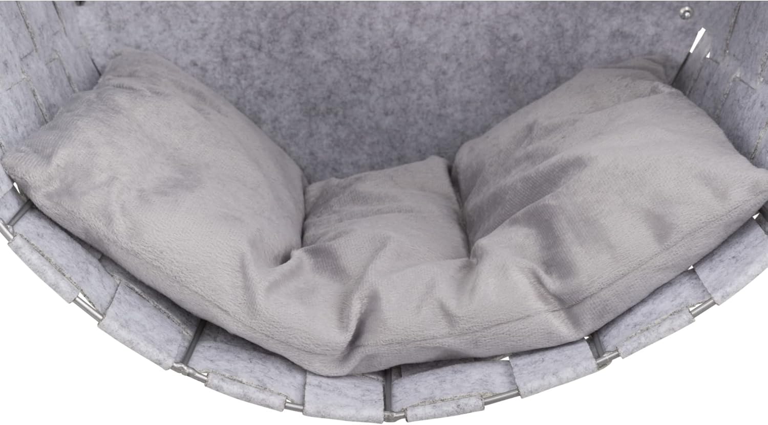 Frehi Light Gray Wall Mount Cat Tree Set with Condos and Perches
