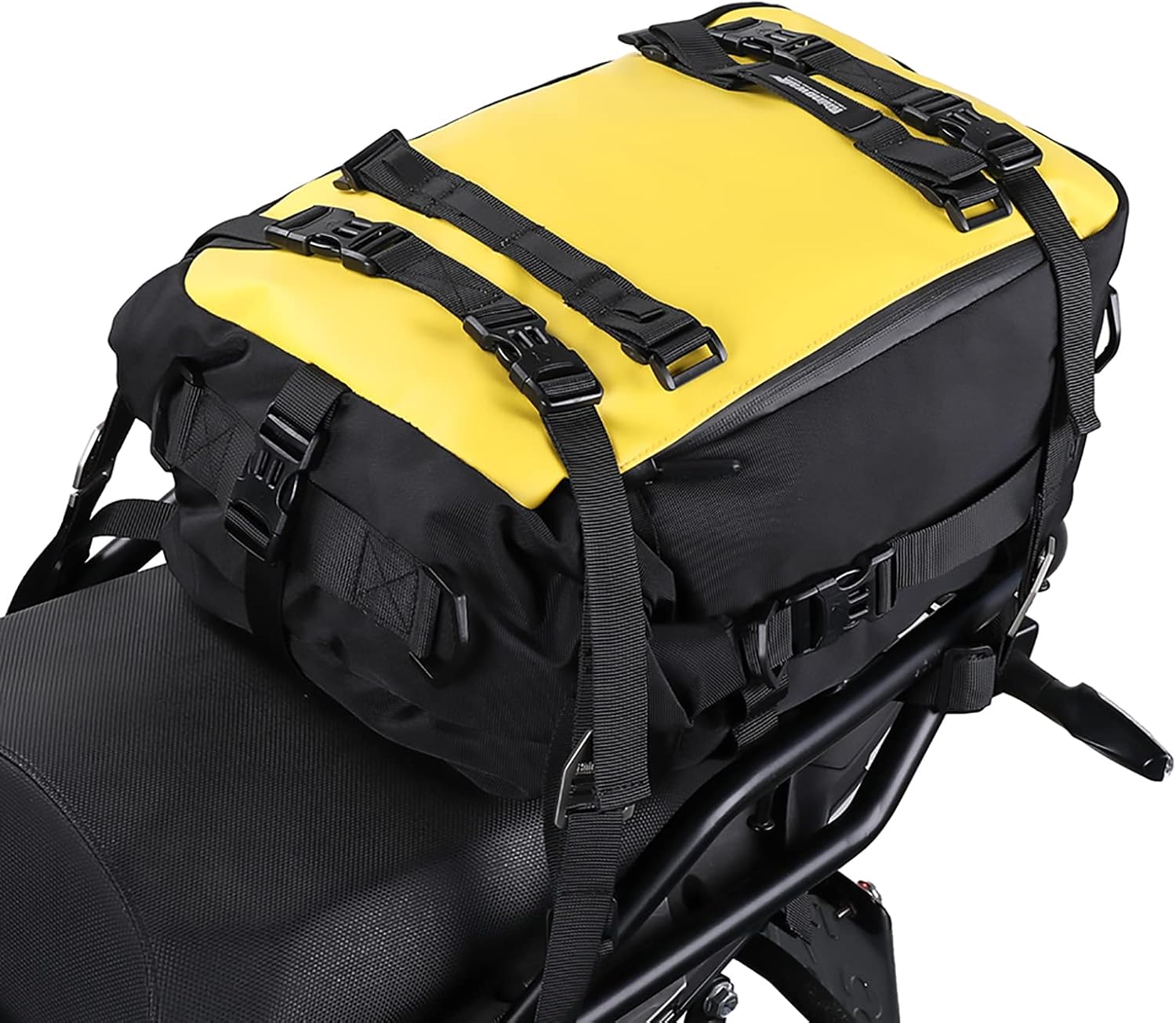 Rhinowalk Motor Saddle Bag Motorcycle Pannier Bag Waterproof Multifunctional Rear Rack Trunk Seat Bag (Yellow, 20L)