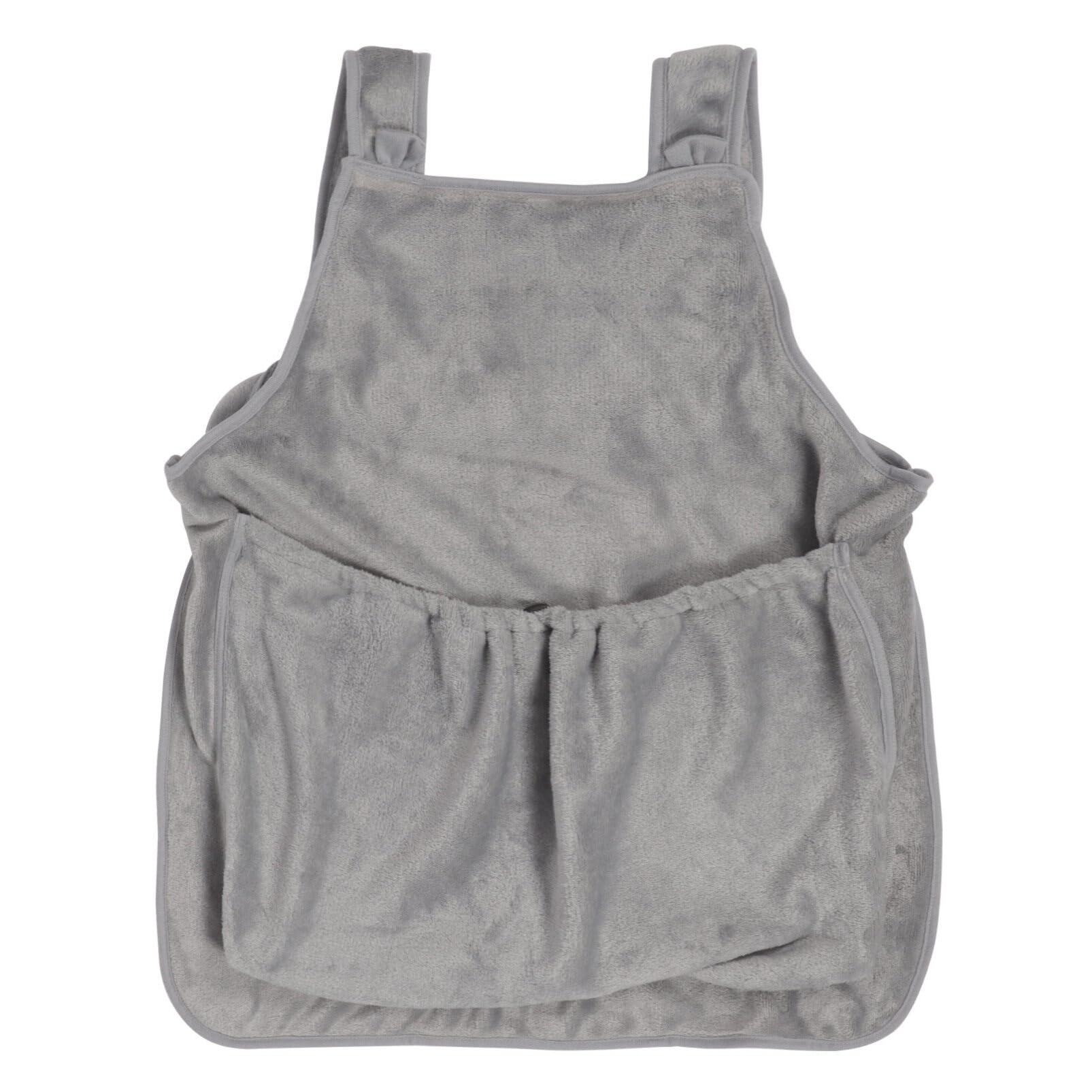 POPETPOP Pet Cat Sling Carrier Dog Carrying Bag Small Pet Sling Carrier with Pocket Chest Shoulder Back Indoor for Kittens Puppies Light Grey