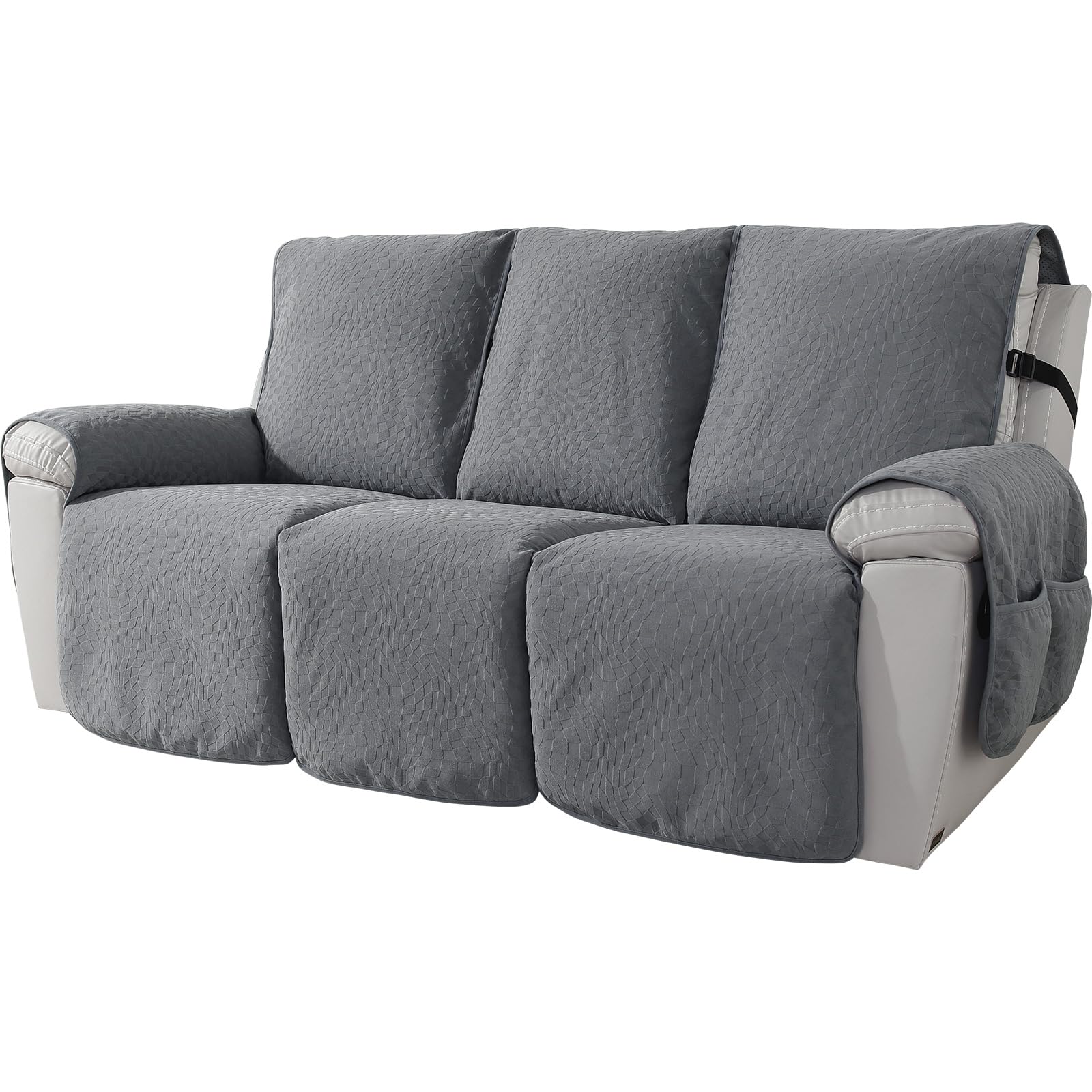 Water Resistant Recliner Chair Covers 3 Piceces,Heavy Duty Non Slip