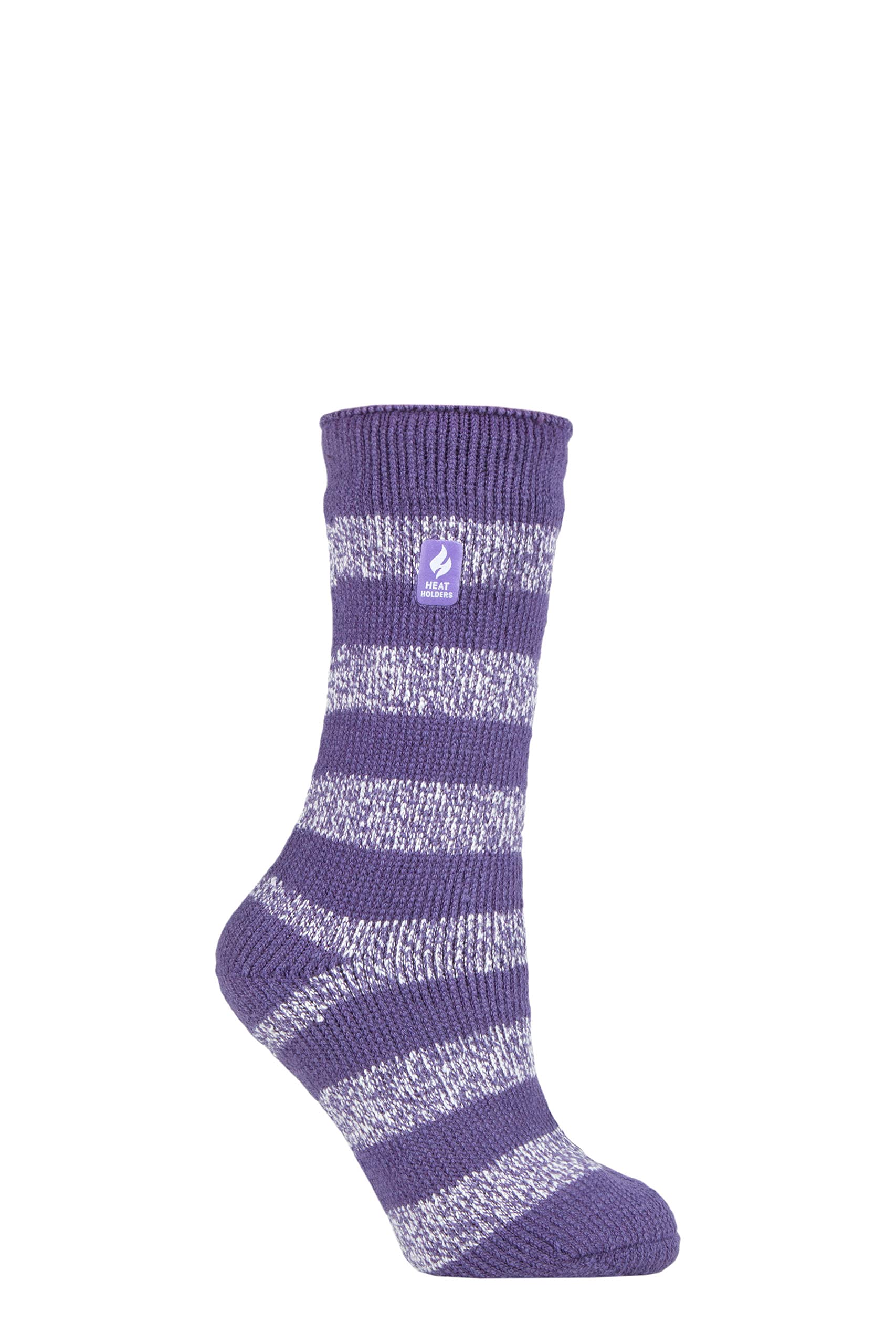 SOCKSHOP Heat Holders Women's Thermal Socks - 2.3 TOG - Pale Lilac - Size 4-8