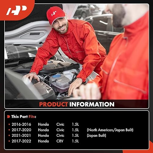 Miniatura 2 de A-Premium Compresor de aire acondicionado de CA con embrague compatible con Honda CR-V 1.5L 2017-2022, Civic 1.5L 2016-2021