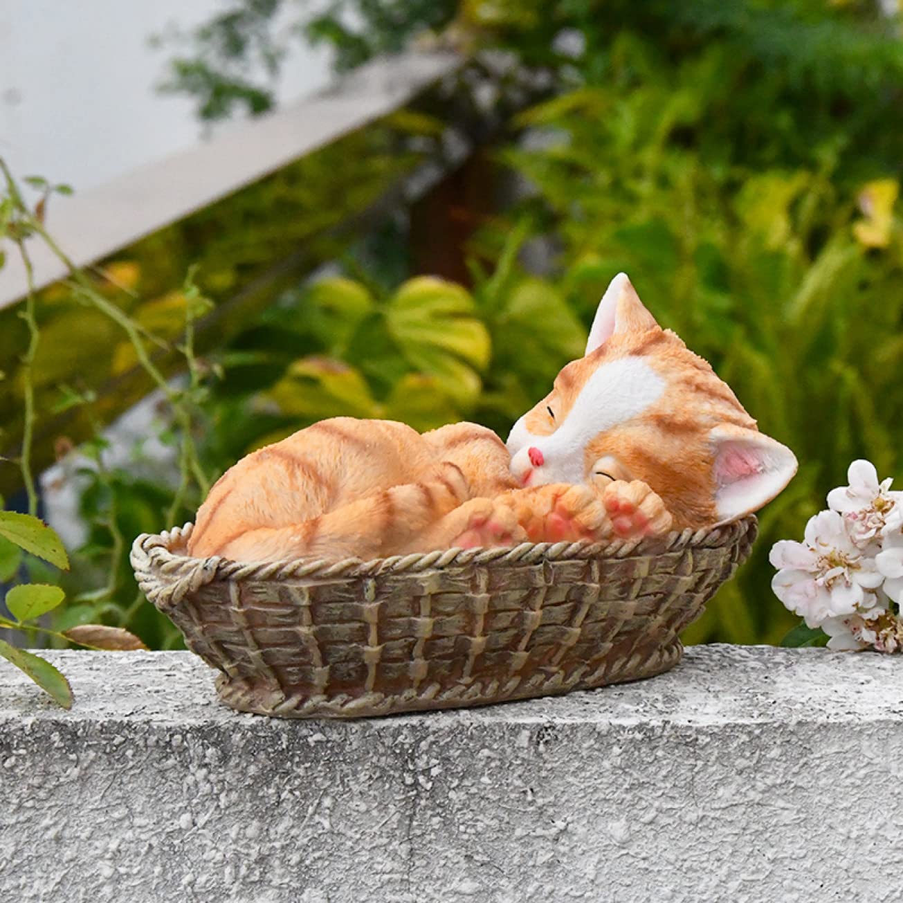 Amazon.co.jp: 猫の置物 御洒落 北欧 タイプ オーナメント ポリレジン