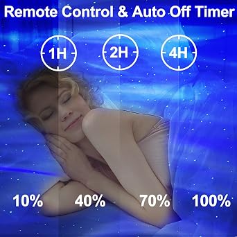 Star Projector, CIMELR Northern Galaxy Aurora Lights Projector with 33 Light Effects Bluetooth Speaker & White Noise, Remote Control Night Light for Bedroom, Room Decor, Gift for Kids Adults (Grey)