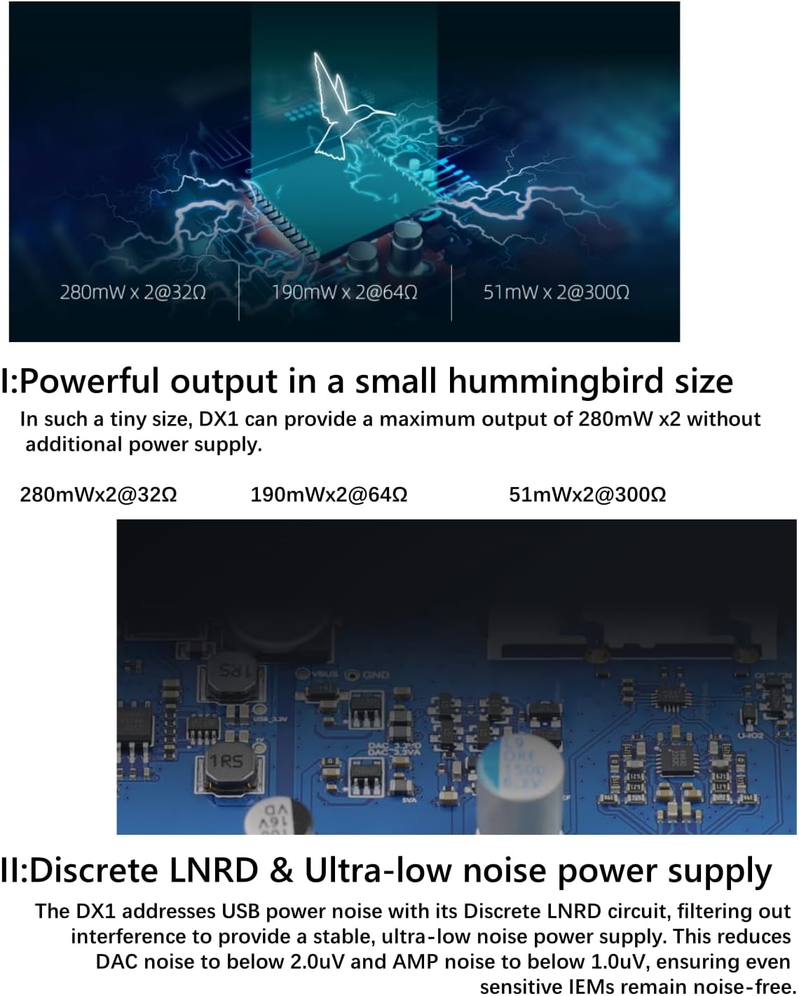 TOPPING DX1 Mini DAC & Headphone Amplifier, AK4493S Chip, 280mW x2, Supports DSD256 PCM384, 6.35mm & 3.5mm Outputs, Discrete LNRD for Windows, MAC, iOS, Android, HiFi Audio (Black)