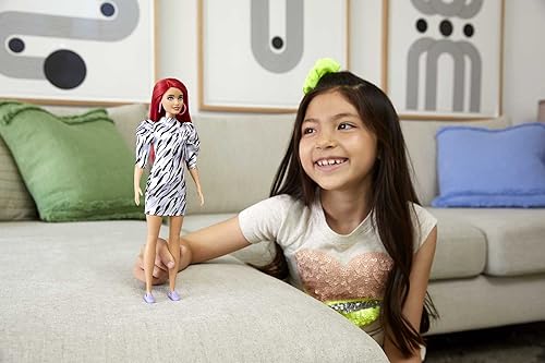 Miniatura 2 de Barbie Fashionistas Dolls 168 pelo rojo corto juguete para niños de 3 a 8 años