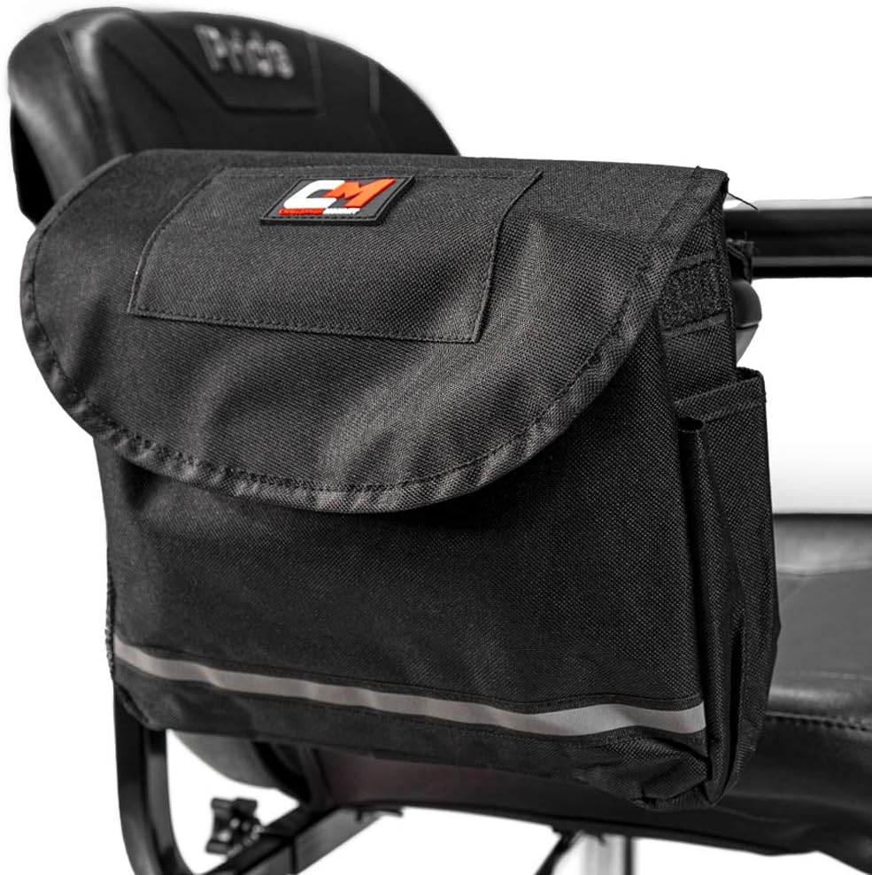 Armrest Bag Deluxe for Pride, Golden, Drive, Go-GO, Challenger Mobility Scooter J200 : Health & Household